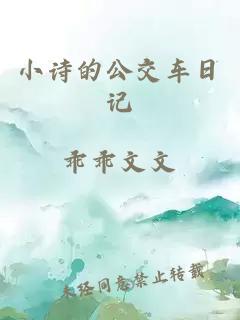 小诗的公交车日记